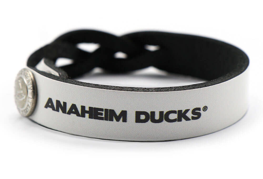Anaheim Ducks Braided One Side Bracelet
