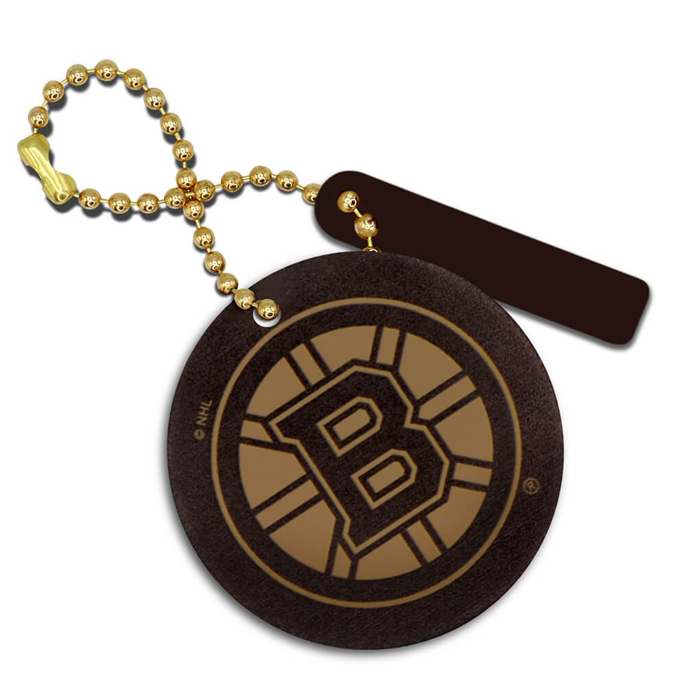 Boston Bruins Round Ball Chain Keychain