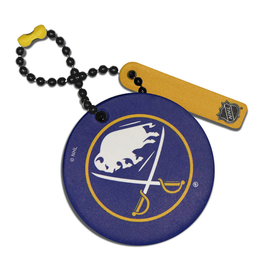 Buffalo Sabres Round Ball Chain Keychain