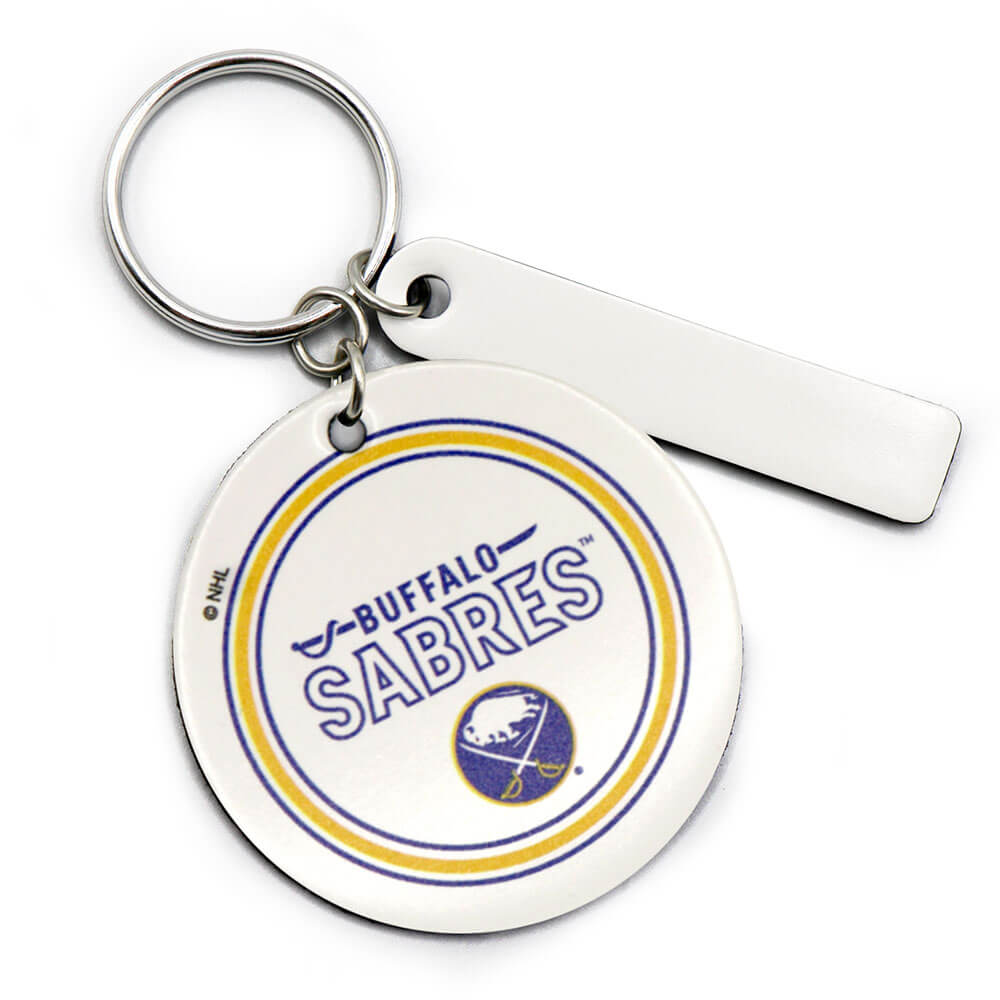 Buffalo Sabres Round Ring Keychain Style A