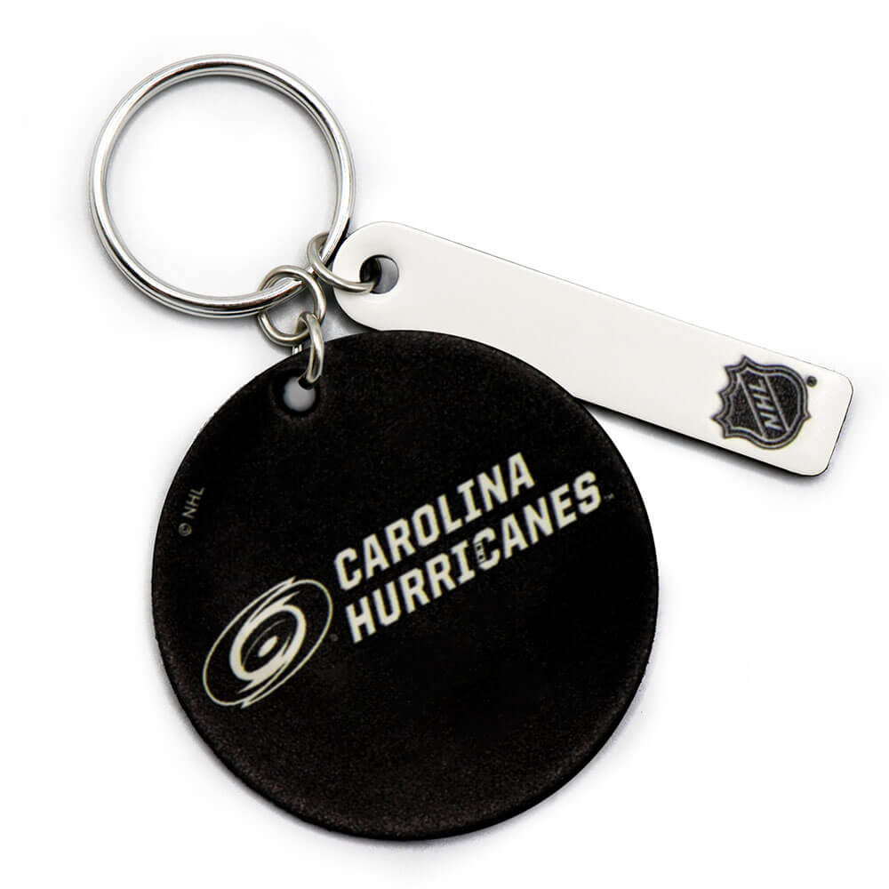 Carolina Hurricanes Round Ring Keychain Style A