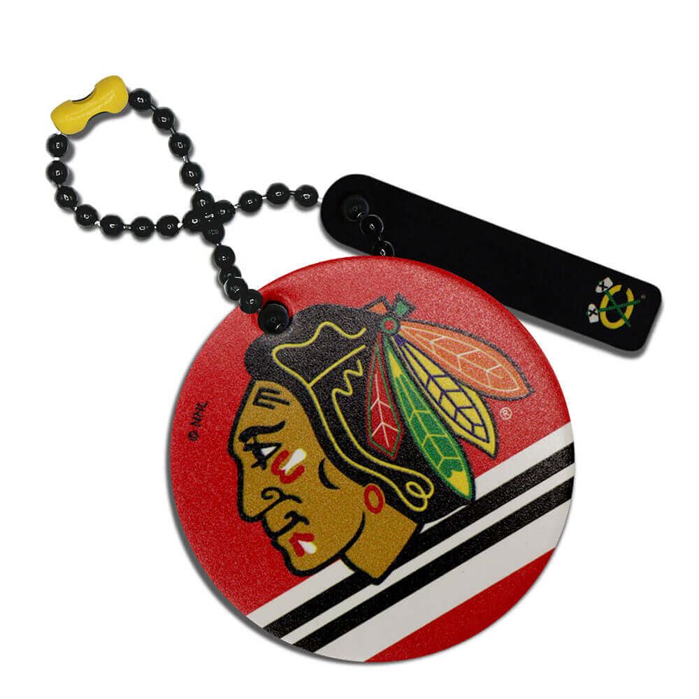 Chicago Blackhawks Round Ball Chain Keychain