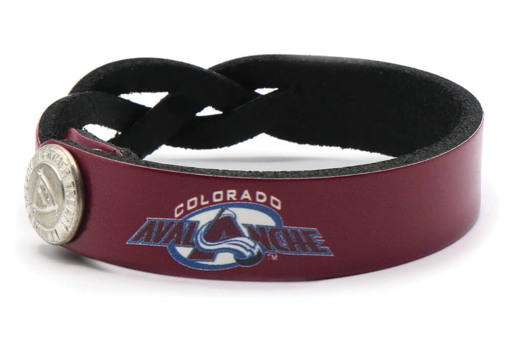 Colorado Avalanche Braided One Side Bracelet