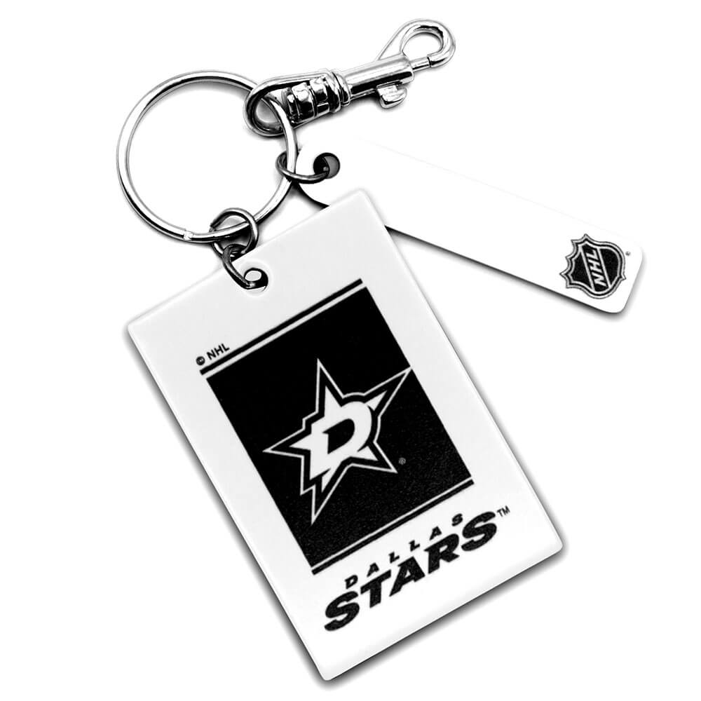 Dallas Stars Rectangle Ring Keychain Style A