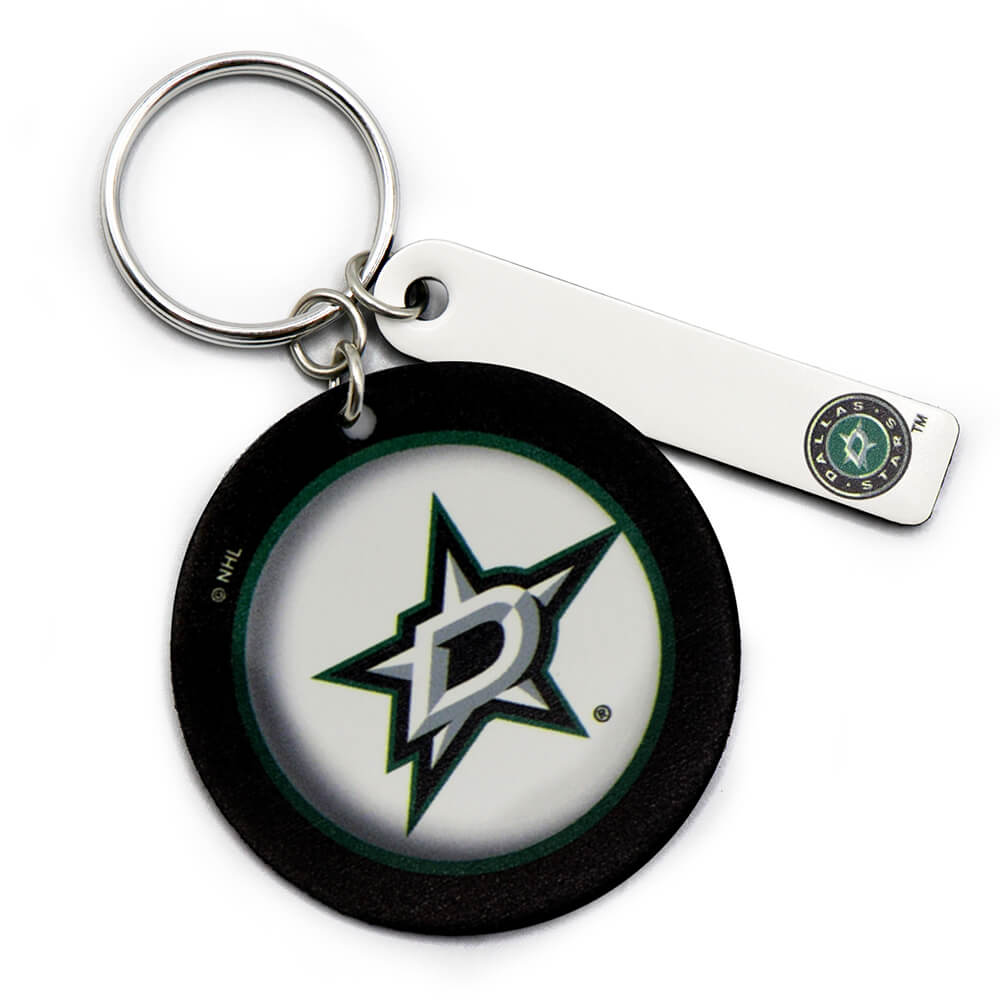 Dallas Stars Round Ring Keychain Style A