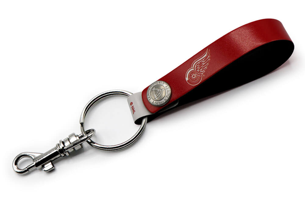 Detroit Red Wings Loop Keychain Style A