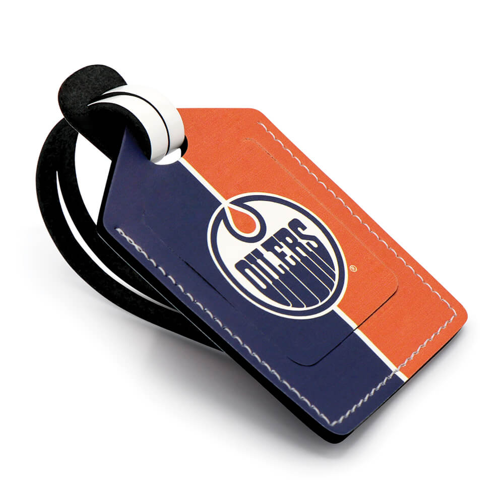 Edmonton Oilers Stitched Luggage Tag