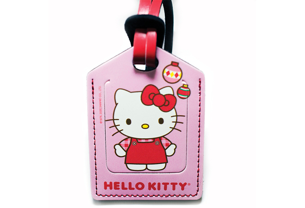 Hello Kitty Christmas Stitched Luggage Tag