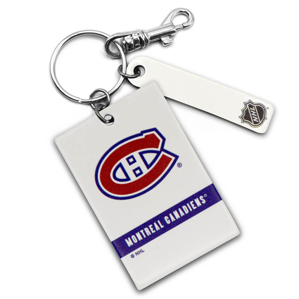 Montreal Canadiens Rectangle Key Ring Keychain