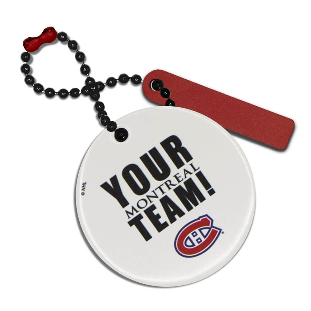 Montreal Canadiens Round Ball Chain Keychain