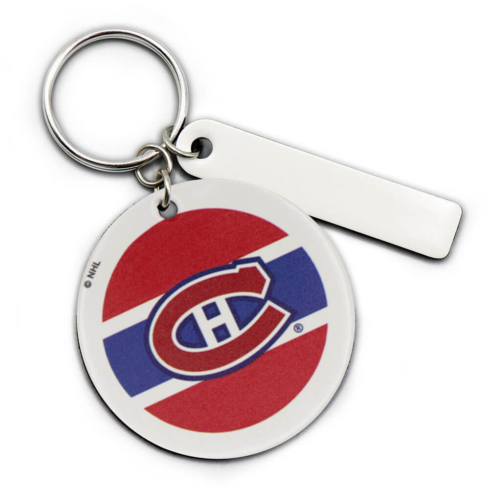 Montreal Canadiens Round Ring Keychain Style A