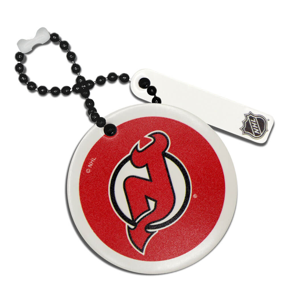 New Jersey Devils Round Ball Chain Keychain