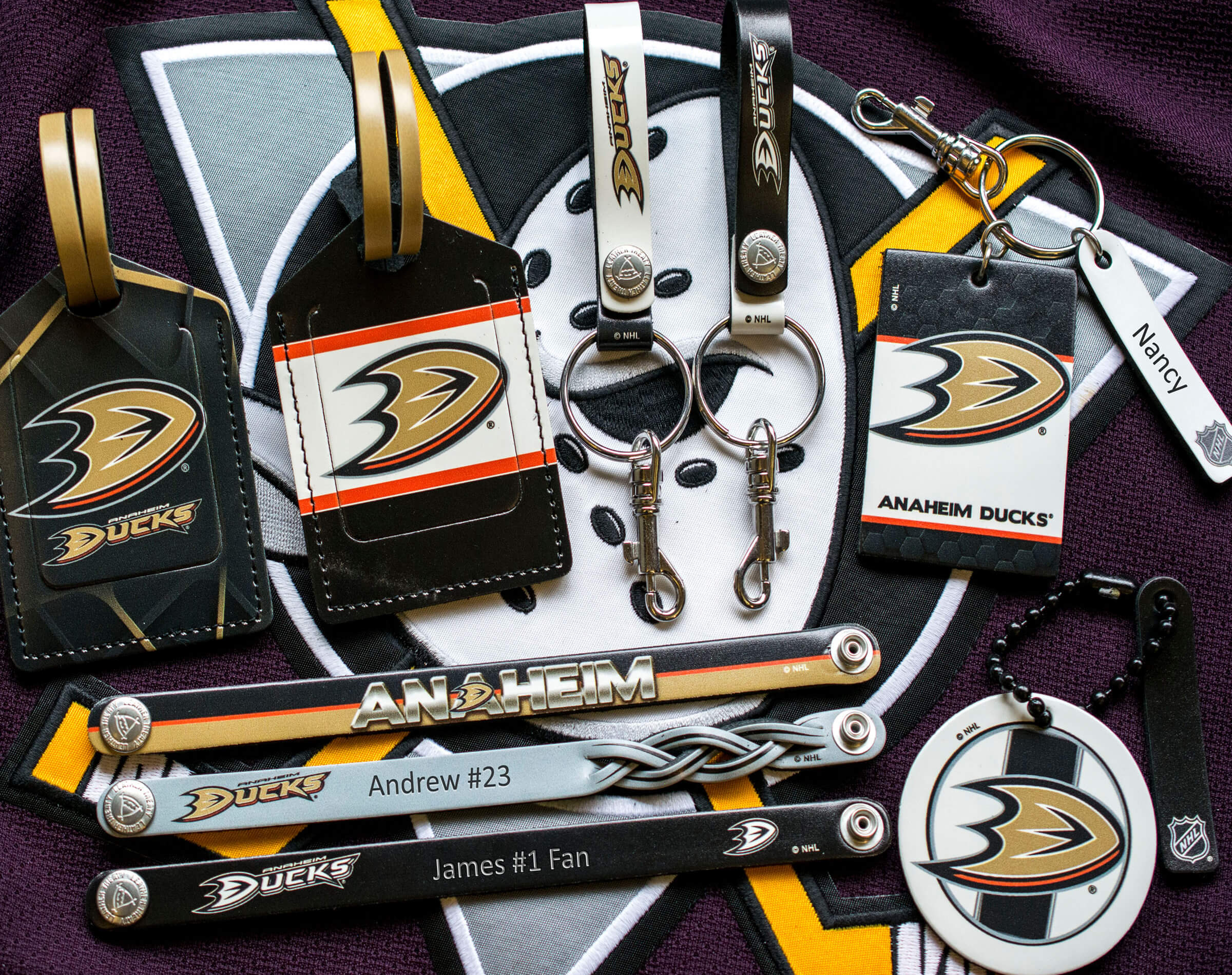 <p>NHL Collection Of Engraving Examples Anaheim Ducks</p>