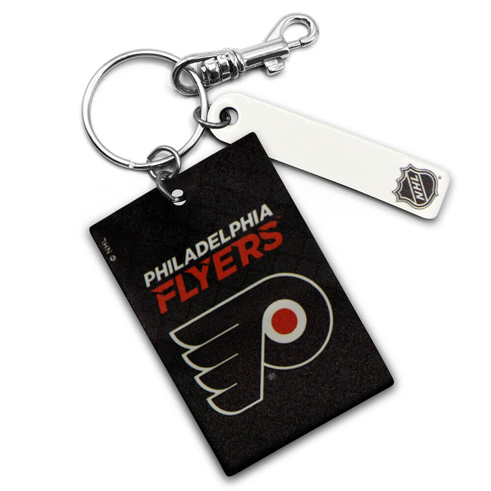 Philadelphia Flyers Rectangle Key Ring Keychain