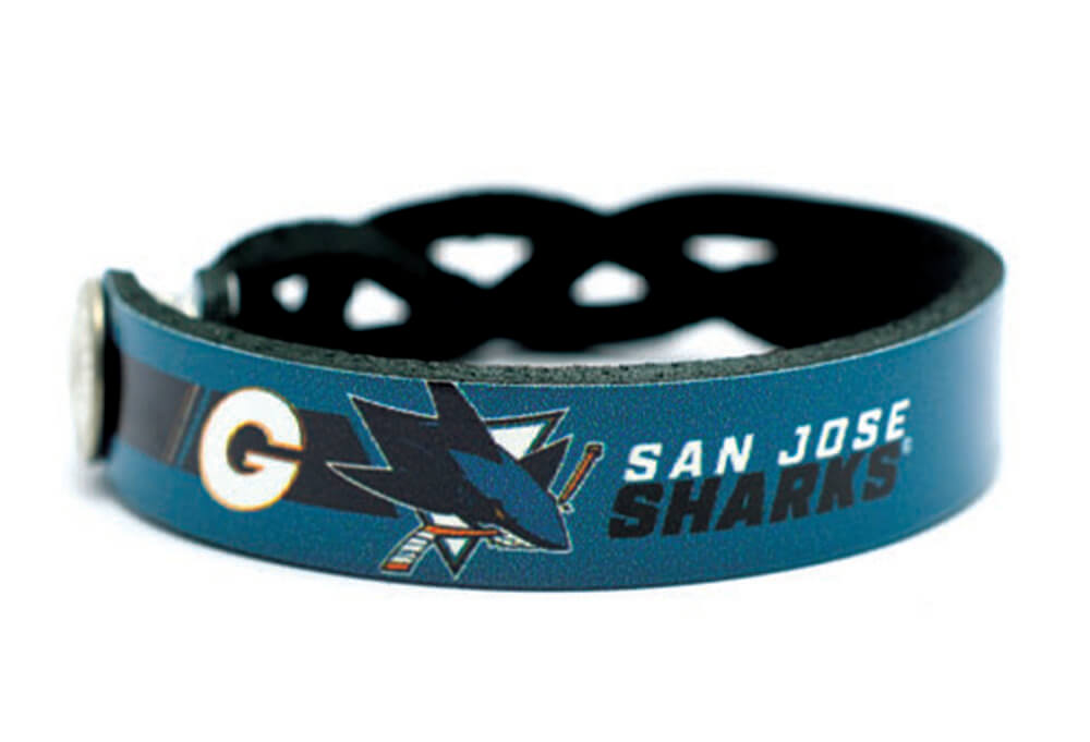 San Jose Sharks Braided One Side Bracelet