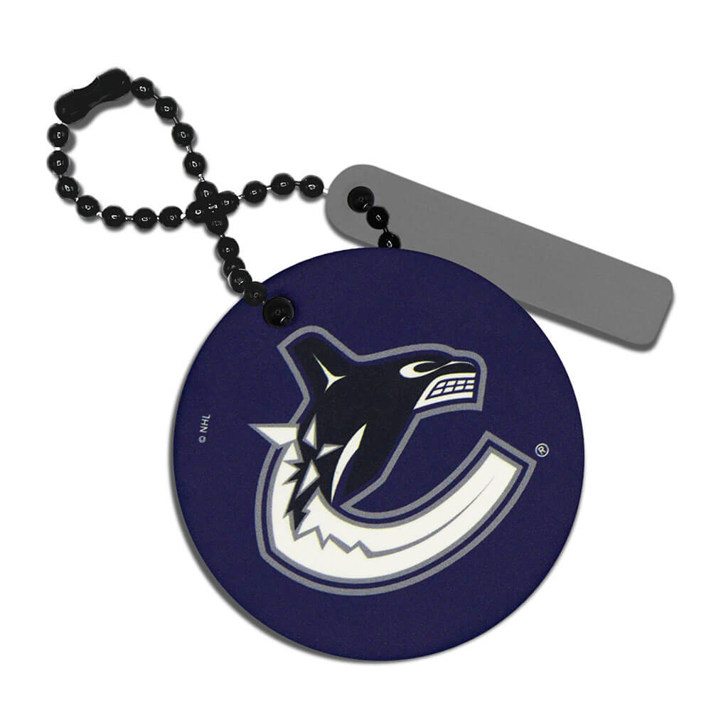 Vancouver Canucks Round Ball Chain Keychain