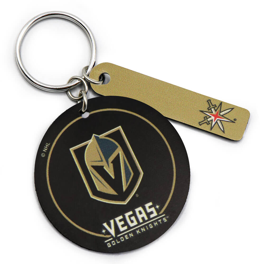 Vegas Golden Knights Round Key Ring Keychain